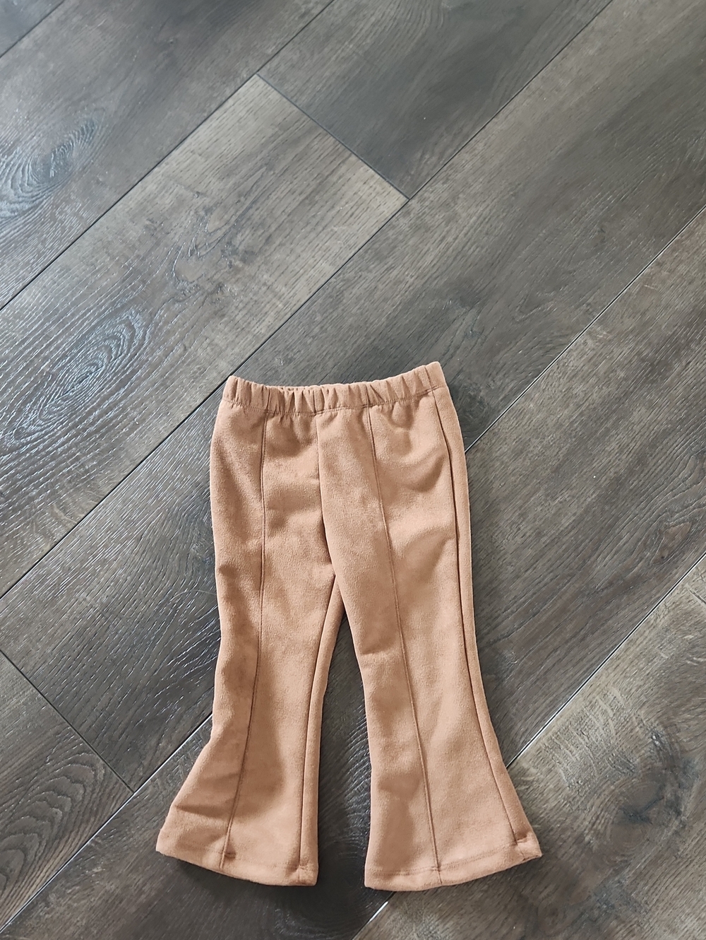 btween Camel Flared Sweatpants for Kids